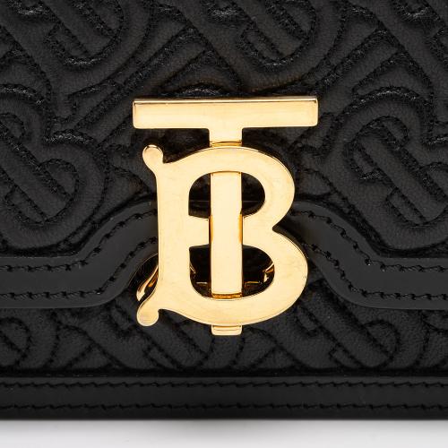 Burberry TB Monogram Embossed Leather Belt Bag