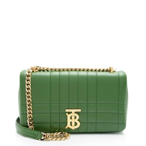 Burberry Quilted Lambskin TB Lola Chain Small Crossbody Bag
