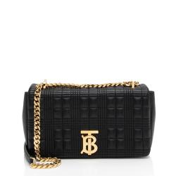 Burberry Quilted Lambskin TB Lola Chain Small Crossbody