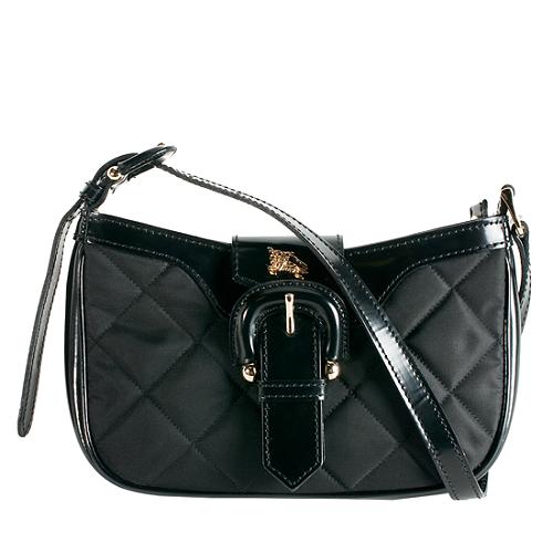 Burberry Quilted Nylon Small Shoulder Bag