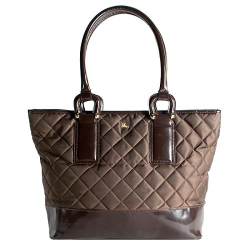 burberry quilted tote