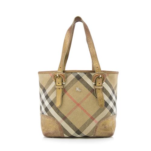 Burberry Shimmer Check Byron Tote - FINAL SALE