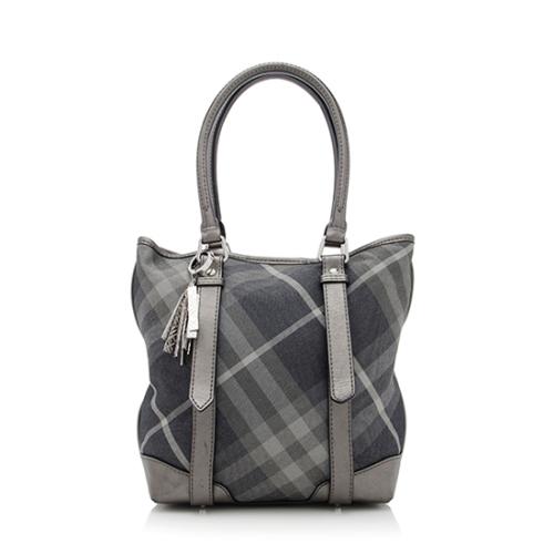 Burberry Shimmer Check Tote