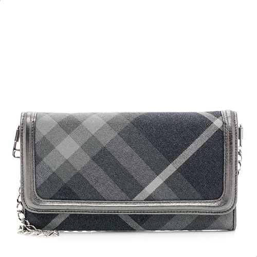 Burberry Shimmer Check Wallet
