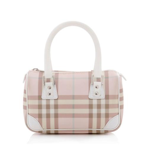 Burberry Small Candy Check Satchel