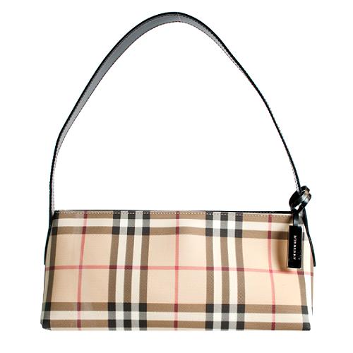 Burberry Small Nova Check Shoulder Handbag