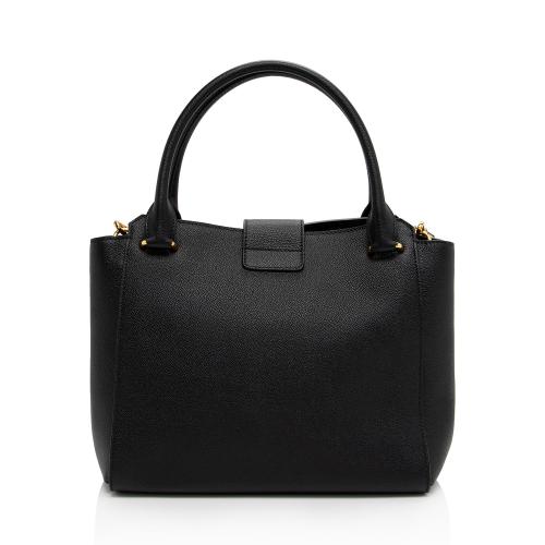 Burberry soft grain medium best sale buckle tote