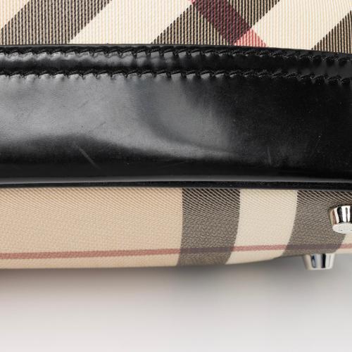 Burberry Super Nova Check Hobo