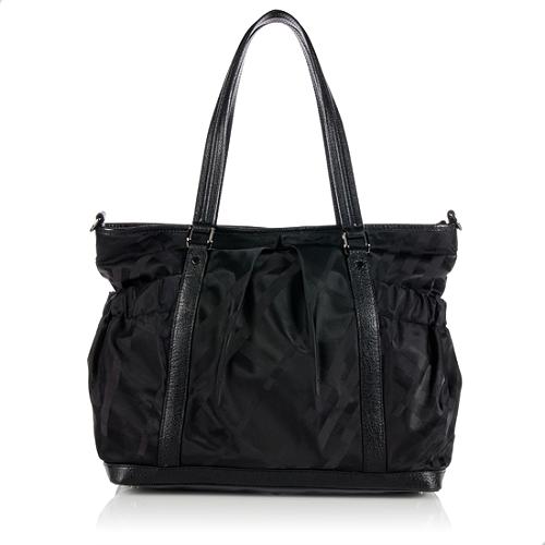 Burberry Tonal Check Diaper Bag | [Brand: id=7, name=Burberry] Handbags |  Bag Borrow or Steal