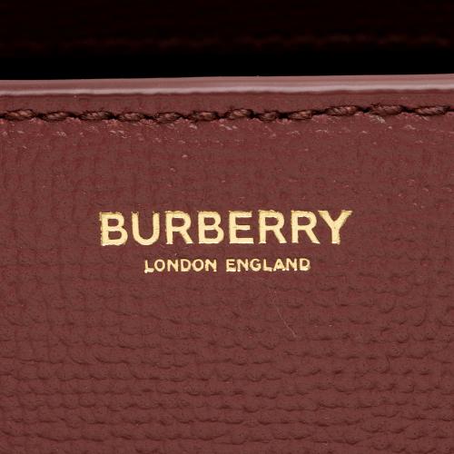 Burberry Vintage Check Leather Banner Medium Tote