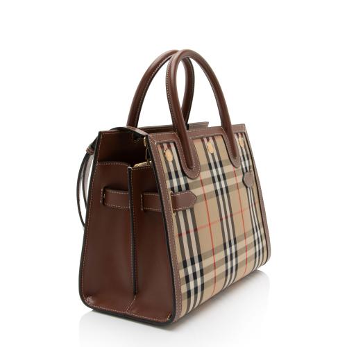 Burberry Vintage Check Title Baby Tote