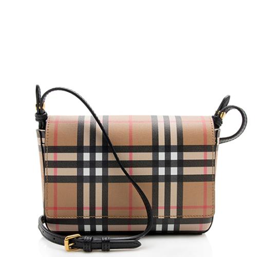 Burberry Vintage Check Wallet with Strap