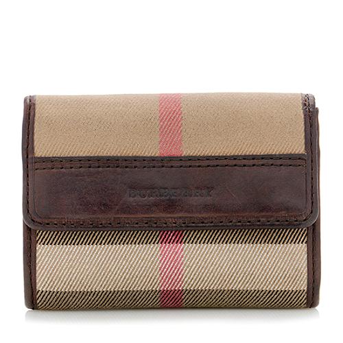 Burberry House Check Coin Wallet