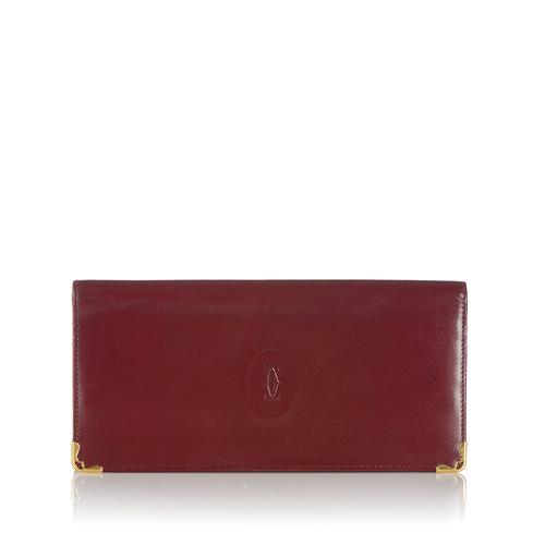 Cartier Leather Double Sided Continental Wallet