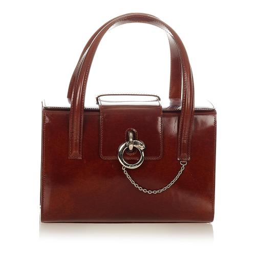 Cartier Panthere Leather Handbag