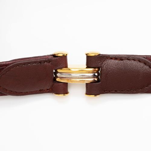 Cartier Vintage Leather Drawstring Bucket Bag