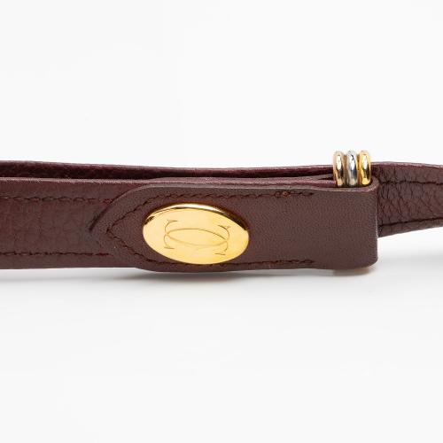 Cartier Vintage Leather Drawstring Bucket Bag