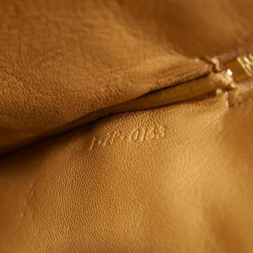 Celine Bicolor Coeur Leather Clutch Bag