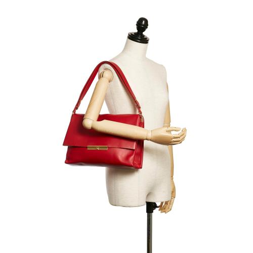 Celine Blade Leather Shoulder Bag