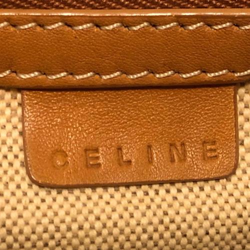 Celine C Macadam Canvas Handbag