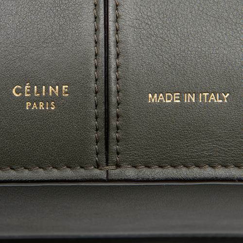 Celine Calfskin Medium Tri-Fold Tote