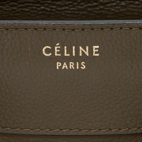 Celine Drummed Calfskin Mini Luggage Tote - FINAL SALE