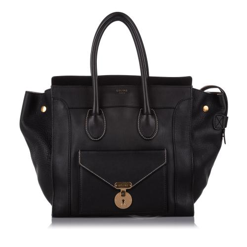 Celine Envelope Luggage Leather Tote Bag