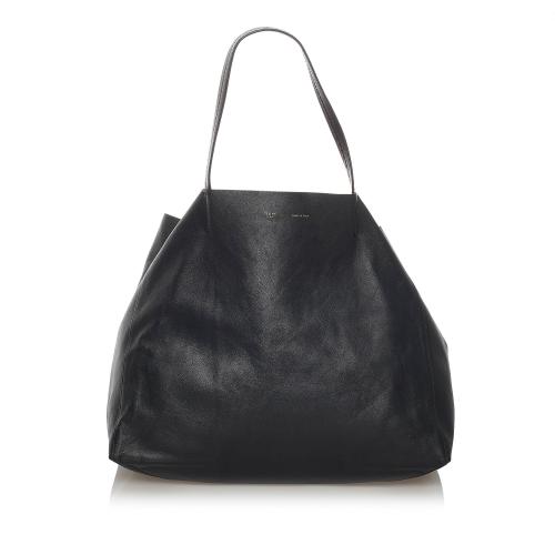 Celine Horizontal Cabas Leather Tote Bag