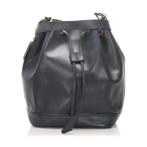 Celine Leather Bucket Bag