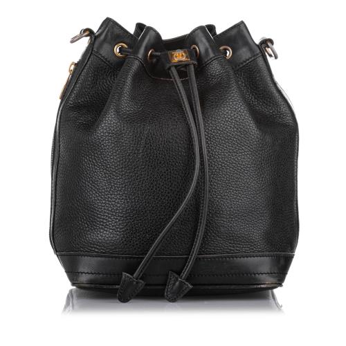 Celine Leather Bucket Bag