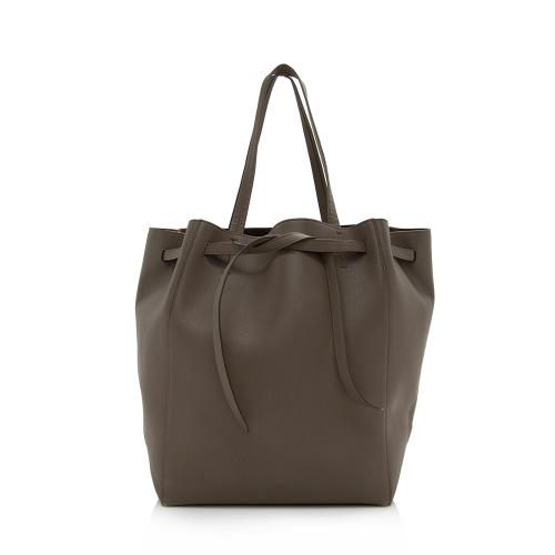 Celine Leather Cabas Phantom Medium Tote