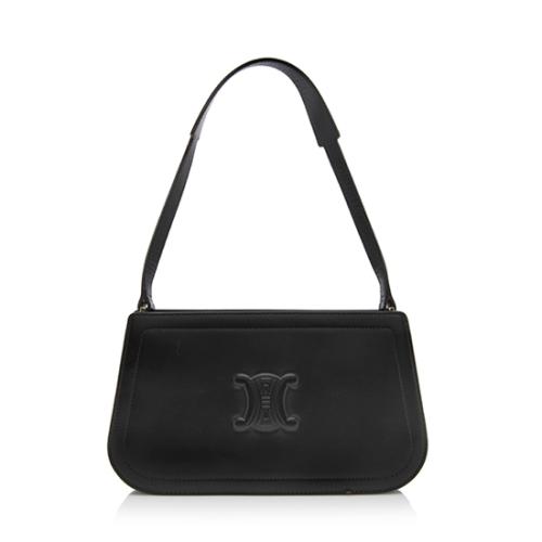 Celine Leather Logo Shoulder Bag