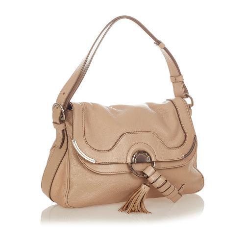 Celine Leather Shoulder Bag