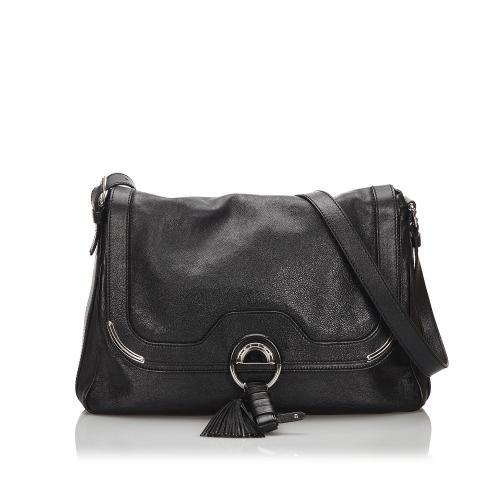 Celine Leather Tassel Shoulder Bag