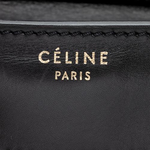 Celine Linen Calfskin Mini Luggage Tote