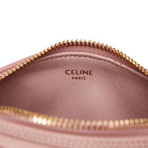Celine Mini Grained Leather Chain Boston