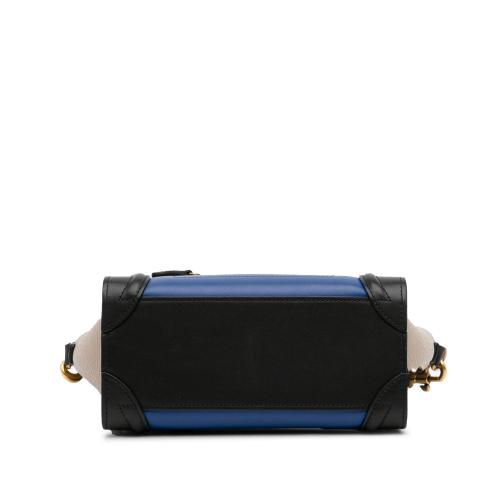 Celine Nano Luggage Tricolor Satchel
