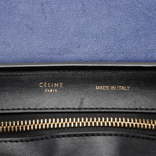 Celine Tricolor Calfskin Medium Trapeze Bag
