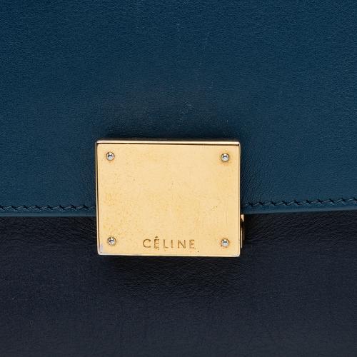 Celine Tricolor Calfskin Small Trapeze Bag