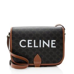 Celine Triomphe Canvas Folco Messenger Bag