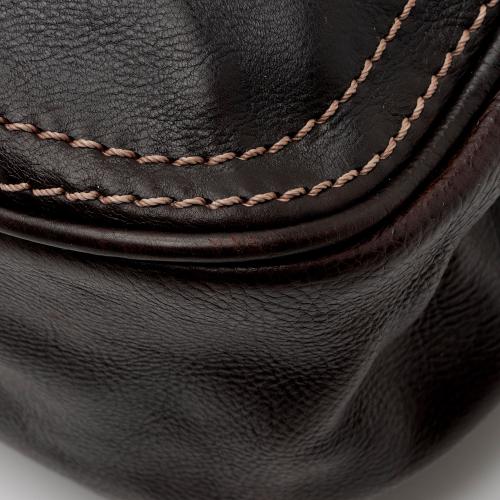 Celine Vintage Leather Buckle Shoulder Bag