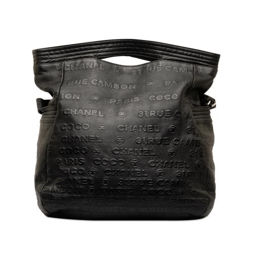 Chanel 31 Rue Cambon Embossed Leather Satchel