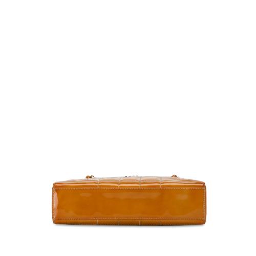 Chanel CC Chocolate Bar Patent Shoulder Bag