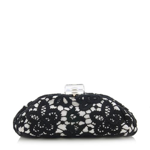 Chanel Lace Clutch