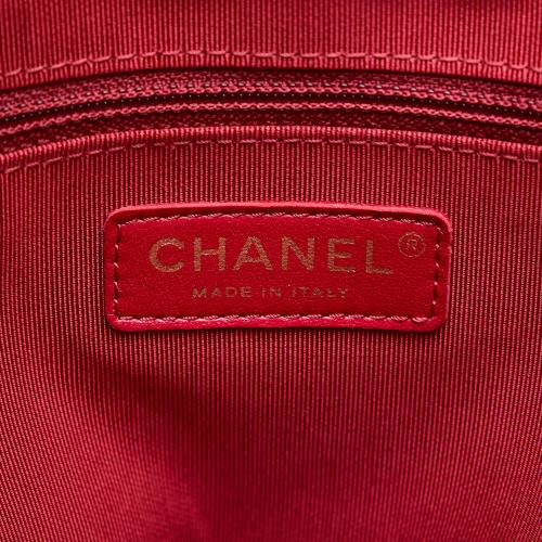 Chanel CC Front Pocket Calfskin Shopping Tote