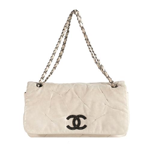 Chanel CC Glint Quilted Leather Flap Shoulder Bag
