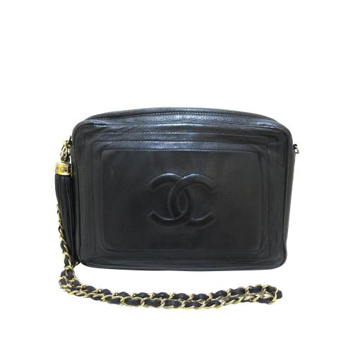 Chanel CC Lambskin Leather Shoulder Bag