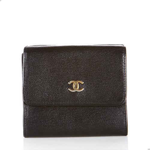 Chanel CC Logo Compact Wallet