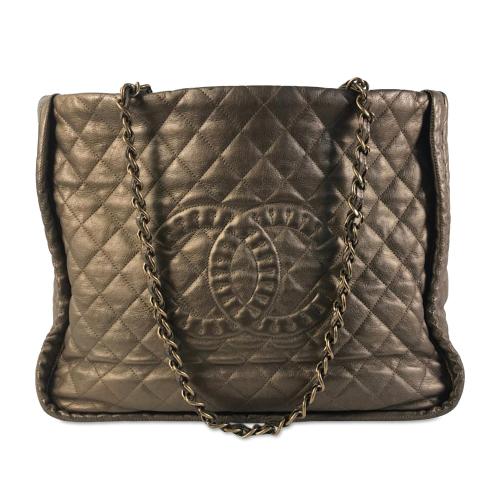 Chanel CC Quilted Calfskin Istanbul Tote