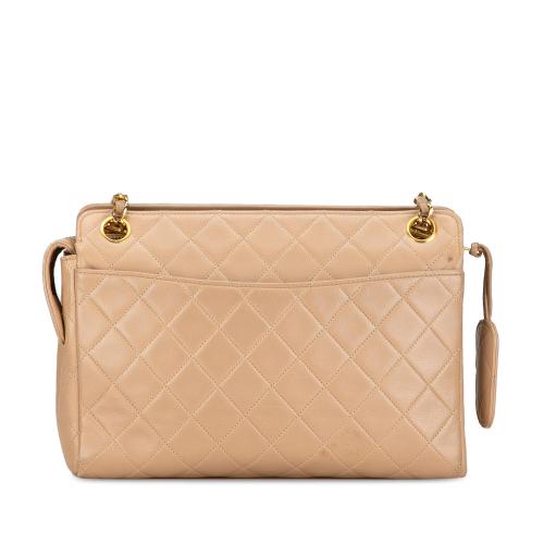 Chanel CC Quilted Lambskin Front Pocket Crossbody